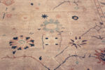 Details of Modern Contemporary Turkish Oushak Design Floral Area Rug 11378 by Nazmiyal Antique Rugs