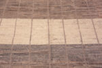 Details of Neutral Earthy Color Modern Contemporary Area Rug 11275 by Nazmiyal Antique Rugs