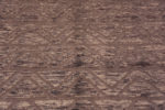 Details of Neutral Grey Color Tribal Geometric Triangle Chevron Pattern Modern Area Rug 11283 by Nazmiyal Antique Rugs