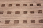 Details of Neutral Minimalist Background With Brown Geometric Squares Design Pattern Modern Area Rug 11636 by Nazmiyal Antique Rugs