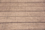 Details of Oversized Neutral Cream Color Minimalist Geometric Stripes Design Modern Area Rug 11864 by Nazmiyal Antique Rugs