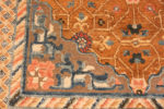 Details of Truly Magnificent Rare and Collectible Antique Mid 19th Century Chinese Metallic and Silk Pile Rug 72678 from Nazmiyal Antique Rugs