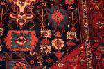 Details of Small Durable Antique Tribal Harshang Design Persian Bidjar Area Rug 72557 by Nazmiyal Antique Rugs