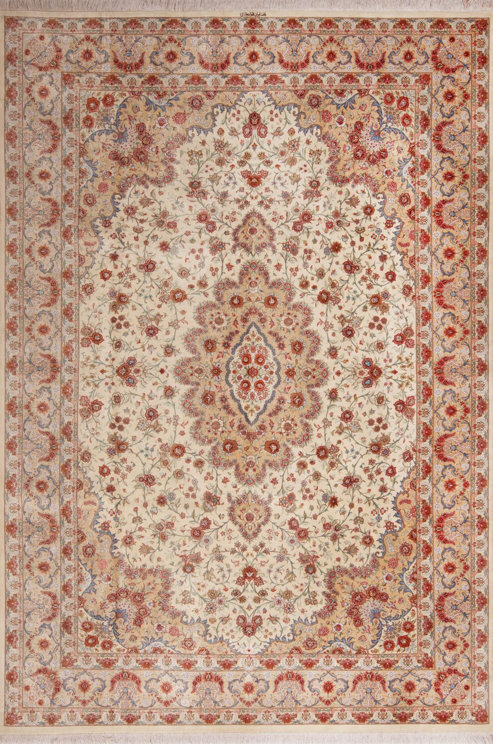 Posh Rug Designs Luxurious Vintage Persian Silk Qum Rug 72746 Nazmiyal Rugs