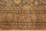 Motifs of Beautifully Decorative Large Size Light Blue Background Tribal Antique Persian Malayer Rug 49530 by Nazmiyal Antique Rugs