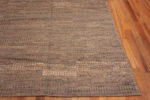 Side of Neutral Earthy Color Tribal Geometric Design Modern Room Size Area Rug 11520 by Nazmiyal Antique Rugs