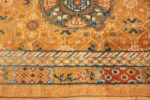 Side of Truly Magnificent Rare and Collectible Antique Mid 19th Century Chinese Metallic and Silk Pile Rug 72678 from Nazmiyal Antique Rugs
