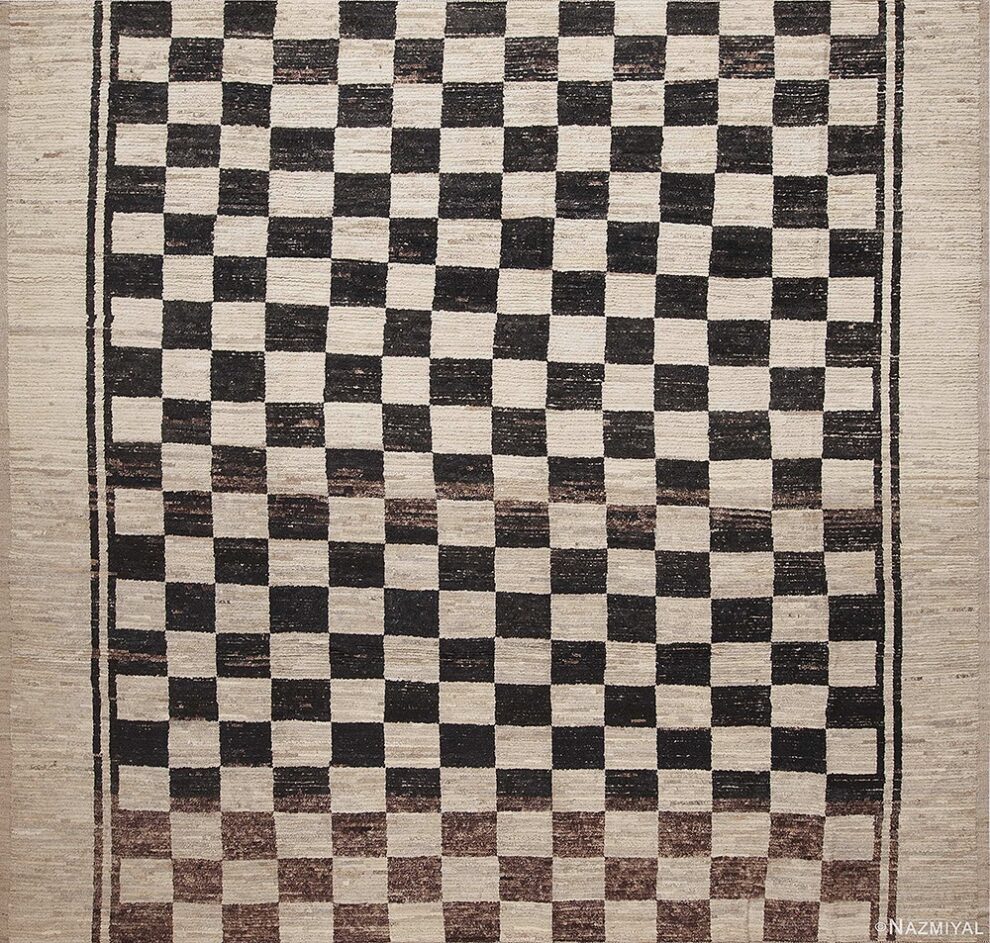 Squear Check Rug Checkerboard Rugs | Checker Interior Design | Checkered Decor