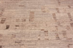 Texture of Abstract Tribal Geometric Design Modern Earthy Neutral Color Area Rug 11674 by Nazmiyal Antique Rugs