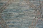 Texture of Artistic Light Blue Abrash Background Brown Geometric Diamond Pattern Modern Area Rug #11503 Texture of Artistic Light Blue Abrash Background Brown Geometric Diamond Pattern Modern Area Rug #11503 by Nazmiyal Antique Rugs