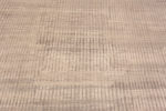 Texture of Oversized Light Cream Minimalist Tribal Geometric Design Modern Area Rug 11855 by Nazmiyal Antique Rugs