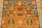 Texture of Truly Magnificent Rare and Collectible Antique Mid 19th Century Chinese Metallic and Silk Pile Rug 72678 from Nazmiyal Antique Rugs