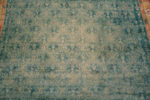Texture of Rare Small Square Shape Luxurious Antique Turkish Angora Oushak Rug 72690 by Nazmiyal Antique Rugs