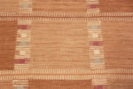 Texture of Warm Cozy Earthy Neutral Modern Large Size Flatweave Mid Century Swedish Design Kilim Rug 72646 by Nazmiyal Antique Rugs