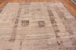 Top of Abstract Tribal Geometric Design Modern Earthy Neutral Color Area Rug 11674 by Nazmiyal Antique Rugs