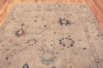 Top of Modern Contemporary Turkish Oushak Design Floral Area Rug 11378 by Nazmiyal Antique Rugs
