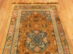 Top of Truly Magnificent Rare and Collectible Antique Mid 19th Century Chinese Metallic and Silk Pile Rug 72678 from Nazmiyal Antique Rugs