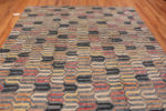 Top of Richly Colored Artistic Geometric Pattern Modern Room Size Area Rug 11521 by Nazmiyal Antique Rugs