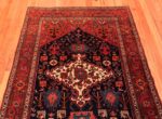 Top of Small Durable Antique Tribal Harshang Design Persian Bidjar Area Rug 72557 by Nazmiyal Antique Rugs