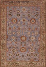 Tribal Allover Design Room Size Antique Persian Malayer Rug 70407 by Nazmiyal Antique Rugs