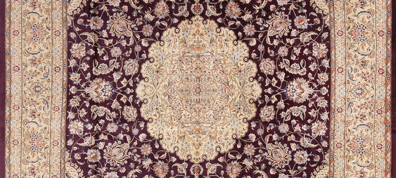 Vintage Persian Silk Rugs by Nazmiyal Antique Rugs