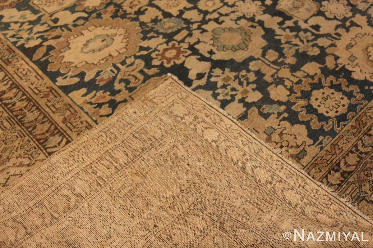 Large Blue Antique Persian Malayer Rug 49530 Nazmiyal