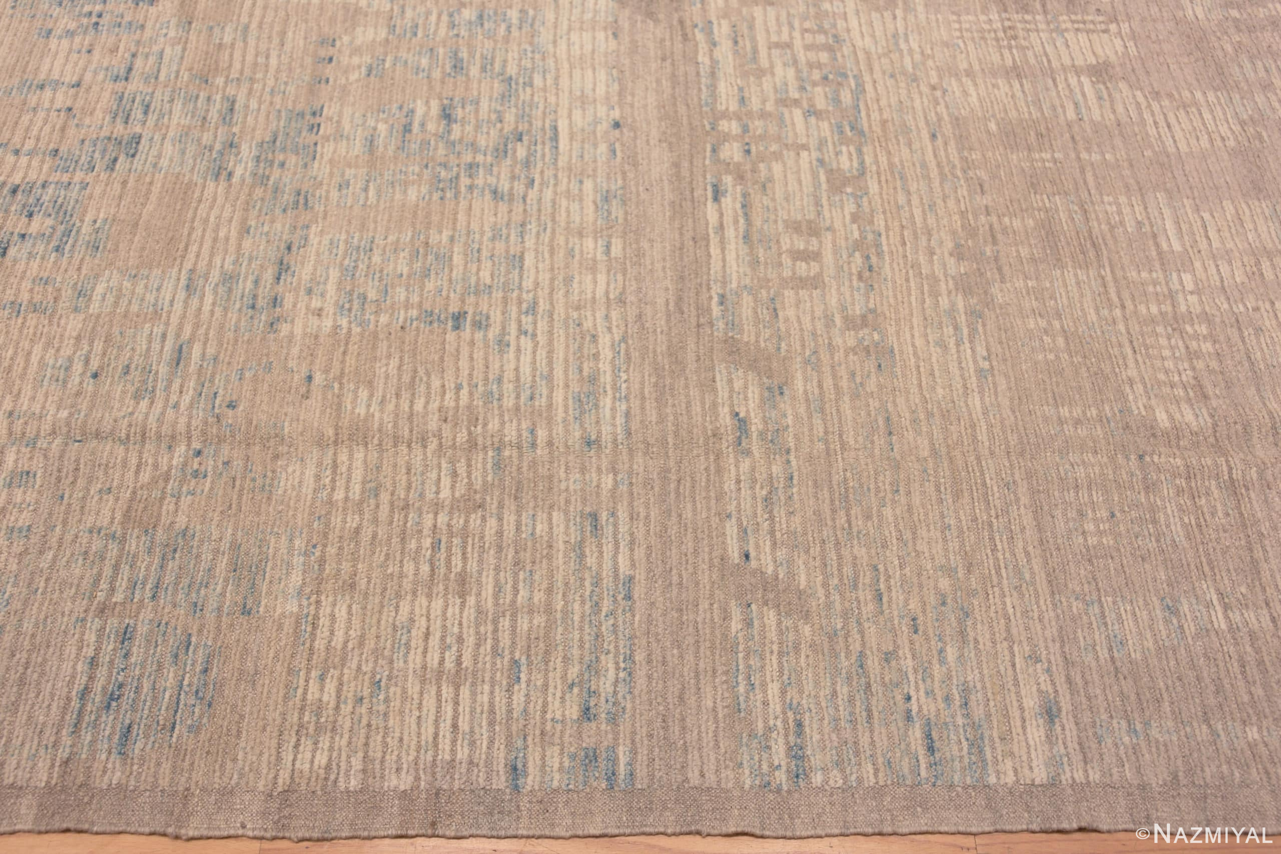 Large Soft Neutral Light Blue Abrash Modern Rug 11817 Nazmiyal