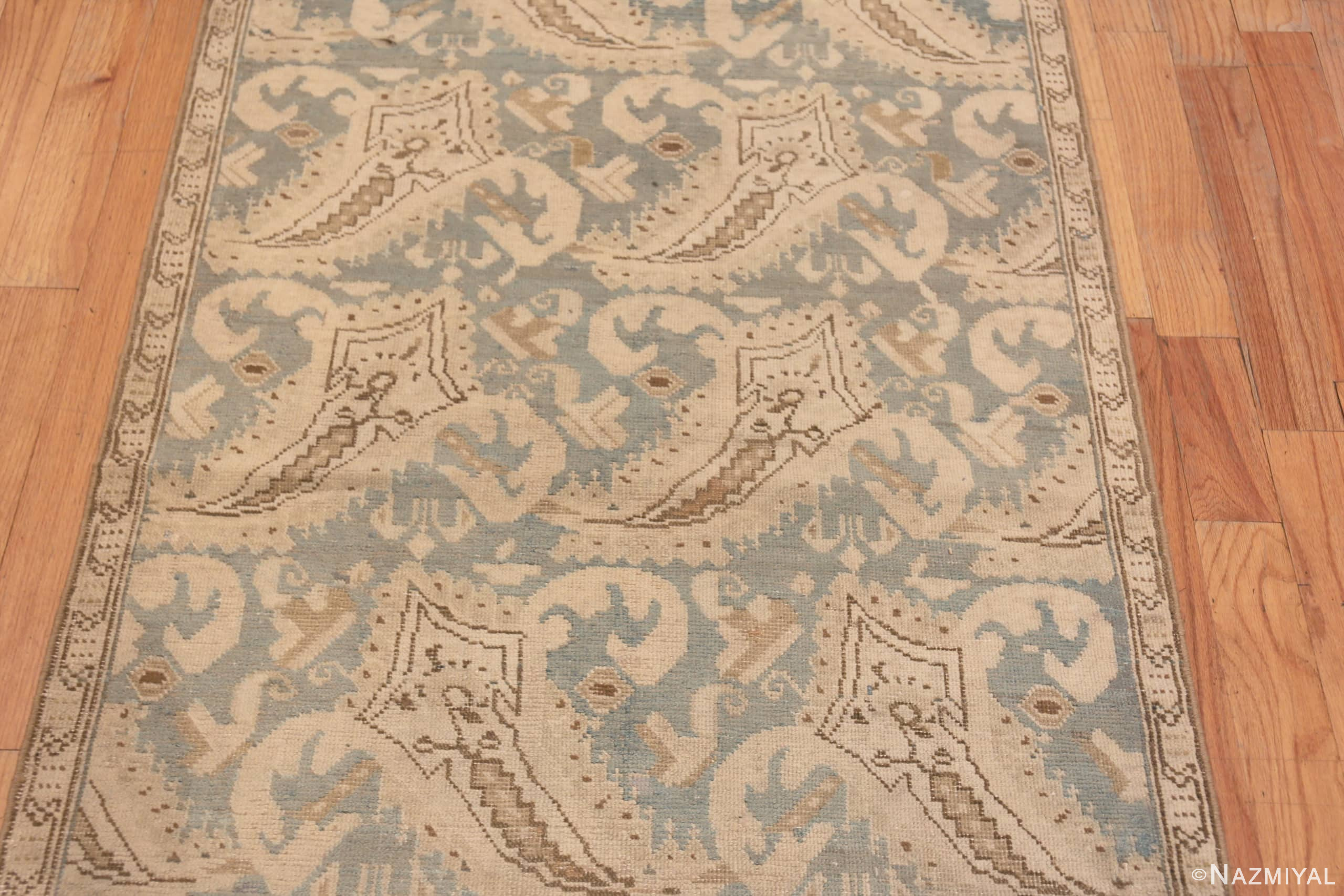 Antique Caucasian Karabagh Paisley Runner Rug 72669 Nazmiyal