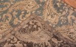 Weave of A Beautiful Antique Caucasian Tribal Geometric Paisley Design Long and Narrow Hallway Runner Karabagh Rug 72670 at Nazmiyal Antique Rugs