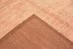 Weave of Minimalist Solid Light Coral Color Modern Room Size Area Rug 11667 by Nazmiyal Antique Rugs