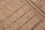 Weave of Oversized Light Neutral Earthy Color Tribal Geometric Nomadic Design Modern Area Rug 11856 by Nazmiyal Antique Rugs