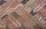 Weave of Richly Colored Artistic Geometric Pattern Modern Room Size Area Rug 11521 by Nazmiyal Antique Rugs