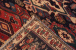 Weave of Small Scatter Size Tribal Antique Caucasian Kuba Rug 72556 by Nazmiyal Antique Rugs
