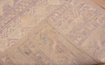 Weave of Tribal Geometric Soft Neutral Pastel Color Modern Hallway Runner Rug 11051 by Nazmiyal Antique Rugs