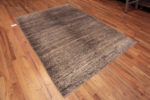 Whole View of Abstract Pattern Salt and Pepper Color Modern Contemporary Area Rug 11274 by Nazmiyal Antique Rugs