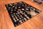 Whole View of Bold Graphic Primitive Tribal Geometric Design Modern Room Size Area Rug 11362 by Nazmiyal Antique Rugs