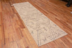 Whole View of Light Color Geometric Design Primitive Animal Motif Modern Hallway Runner Rug 11150 by Nazmiyal Antique rugs