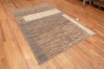 Whole View of Neutral Earthy Color Modern Contemporary Area Rug 11275 by Nazmiyal Antique Rugs