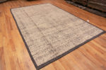 Whole View of Salt and Pepper Color Speckled Pattern Modern Room Size Area Rug 11504 by Nazmiyal Antique Rugs