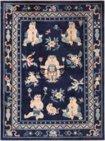 Figurative Design Antique Chinese Peking Rug Figurative Design Antique Chinese Peking Rug 72567 by Nazmiyal Antique Rugs