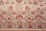 Border of Fine Luxurious Floral Room Size Vintage Persian Silk Qum Rug 72745 by Nazmiyal Antique Rugs