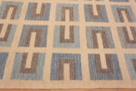 Border of Geometric Modern Swedish Style Kilim Rug 72842 Border of Geometric Modern Swedish Style Kilim Rug 72842 by Nazmiyal Antique Rugs
