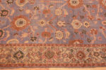 Border of Tribal Allover Design Room Size Antique Persian Malayer Rug 70407 by Nazmiyal Antique Rugs
