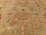 Center Of Antique Turkish Oushak Carpet 71268 by Nazmiyal Antique Rugs