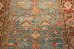 Close Up of Antique Malayer Persian Blue Background Runner Rug 72836 Close Up of Antique Malayer Persian Blue Background Runner Rug 72836 by Nazmiyal Antique Rugs