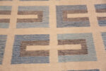 Close Up of Geometric Modern Swedish Style Kilim Rug 72842 Close Up of Geometric Modern Swedish Style Kilim Rug 72842 by Nazmiyal Antique Rugs