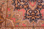 Close Up of Small Size Fine Weave Vintage Persian Silk Qum Luxury Rug 72763 by Nazmiyal Antique Rugs
