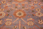 Close Up of Tribal Allover Design Room Size Antique Persian Malayer Rug 70407 by Nazmiyal Antique Rugs
