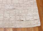 Corner of Cream Color Modern Moroccan Style Runner Rug 61063 by Nazmiyal Antique Rugs