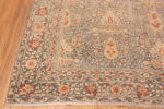 Corner of Cypress Tree Design Antique Persian Tabriz Floral Rug 72834 by Nazmiyal Antique Rugs